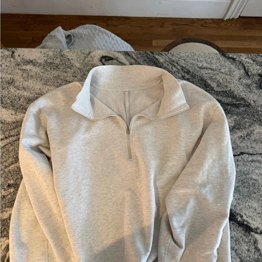 Men's LULU XL Steady State  Quarter-Zip Sweater - Picture 3 of 5